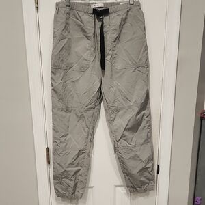 Gray Nylon Jogger for Men
